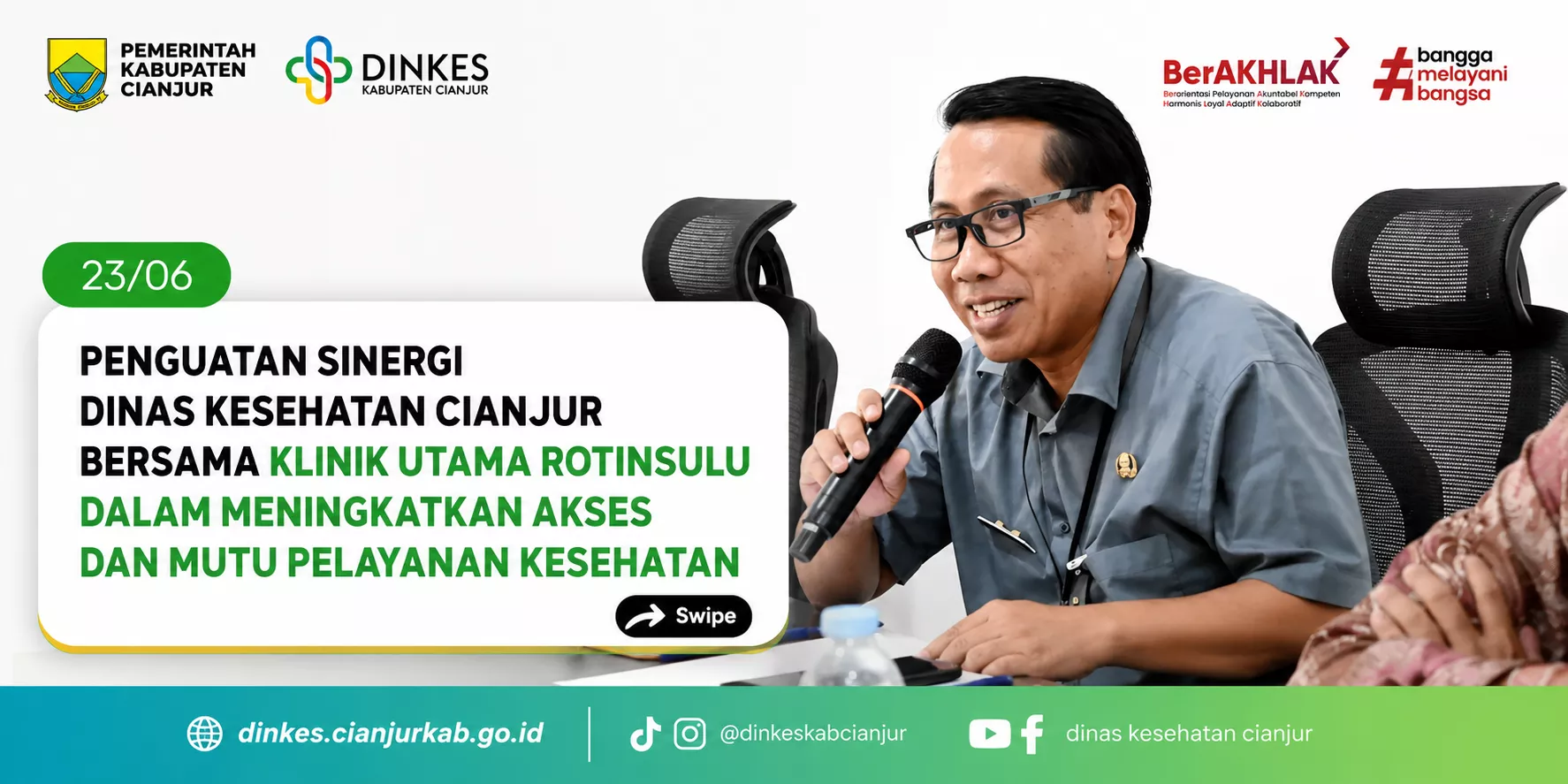 Penguatan Sinergi Dinas Kesehatan Kabupaten Cianjur Bersama Klinik Utama Rotinsulu Cianjur