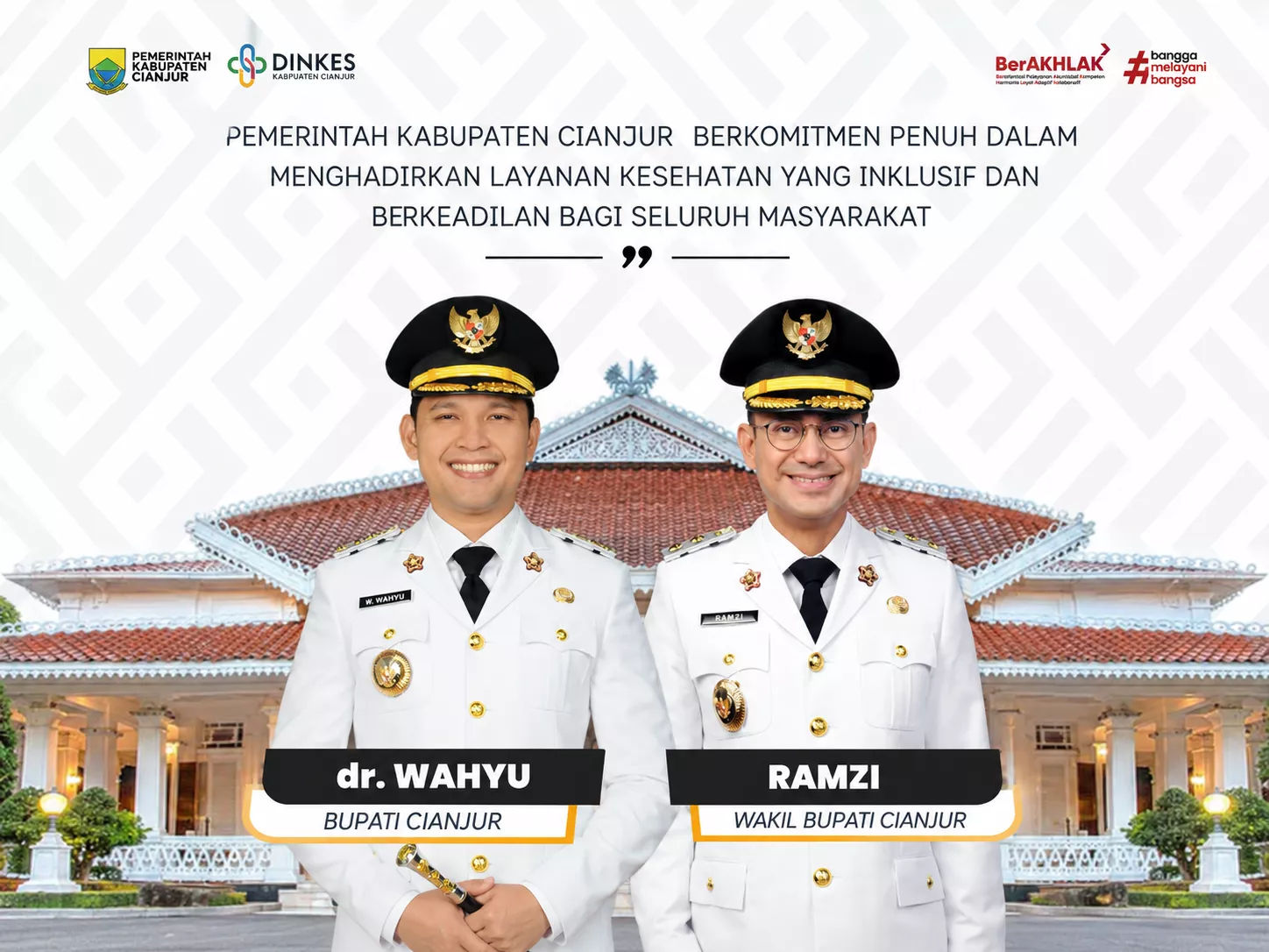 Pemerintah Kabupaten Cianjur berkomitmen penuh dalammenghadirkan layanan Kesehatan yang inklusif dan berkeadilan bagi seluruh masyarakat